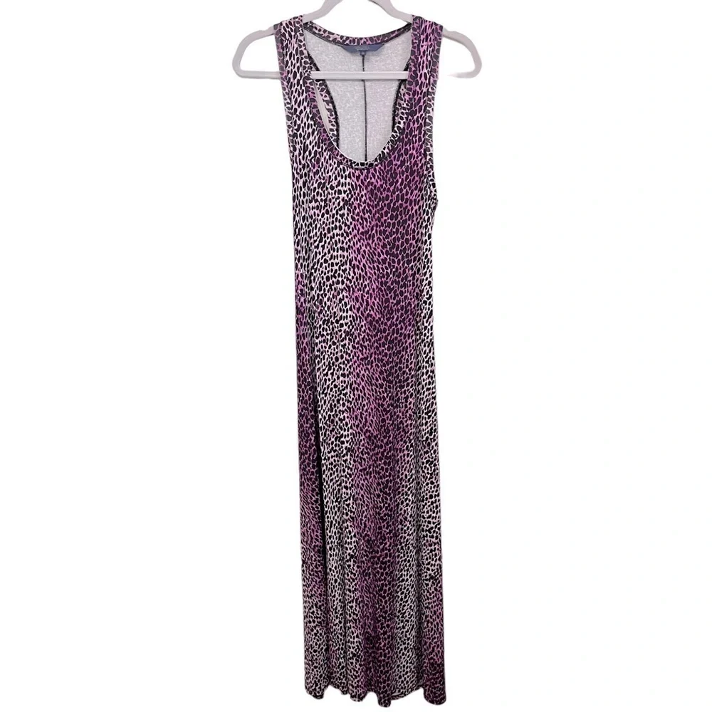 Rachel Rachel Roy Women‎ Racerback Maxi Dress Bright Hyacinth Combo size L